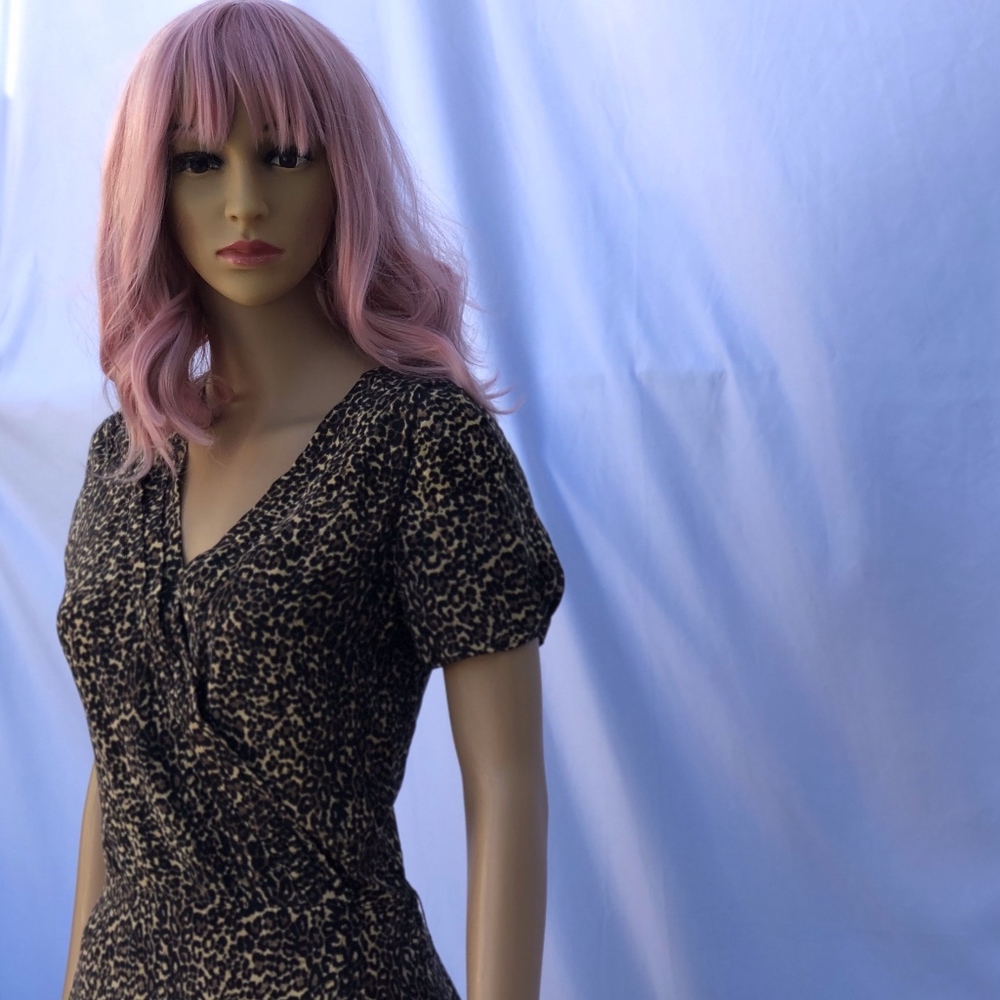 The Kooples Leopard Print Silk Dress